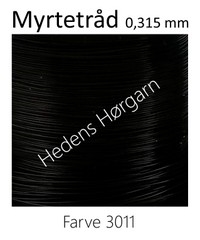 Myrtetråd 0,315 mm farve 3011 sort